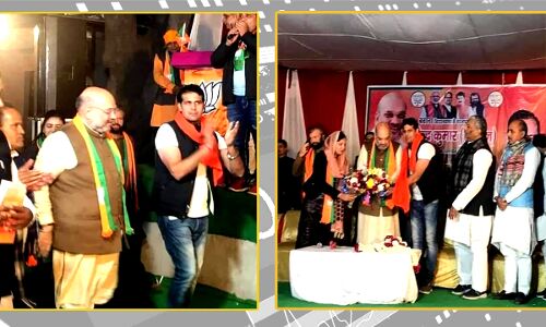 सिंघू बॉर्डर पर बवाल में शामिल व्यक्ति की फोटो अमित शाह के साथ आयी सामने, सोशल मीडिया पर वायरल