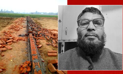 यूपी : सिद्धार्थनगर में चुनाव हारने के बाद गिरोह मांगता है रंगदारी, व्यवसाई की दीवार गिराकर दी जान से मारने की धमकी