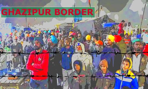 किसानों को रोकने के लिए दिल्ली पुलिस ने स्थायी कंक्रीट की दीवारों और कटीले तारों लिया सहारा