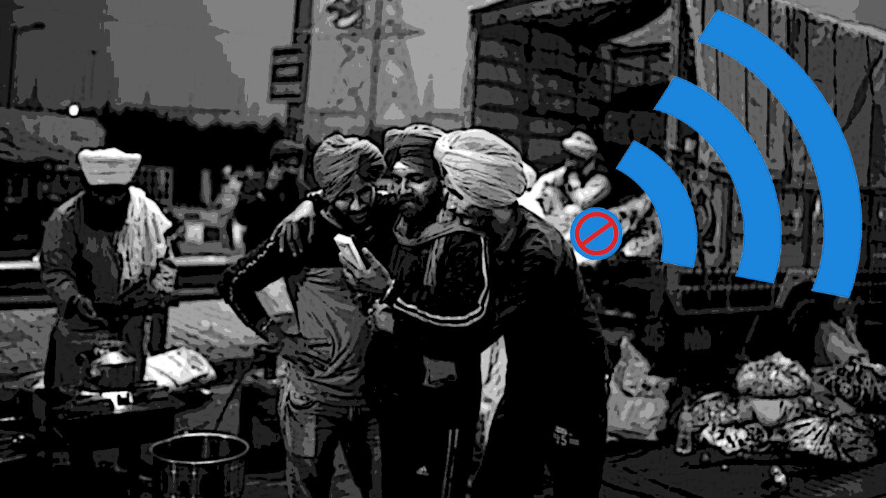 किसान आंदोलन : दिल्ली की सीमाओं में इंटरनेट पर लगी अस्थायी पाबंदी दो दिन और बढ़ी