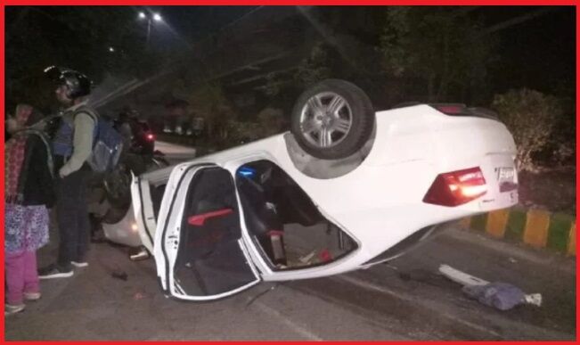 शराब के नशे में धुत रईसजादों ने विकलांग रिक्शेवाले पर चढ़ाई तेज रफ्तार कार, मदद करने आगे आये लोगों को भी पीटा