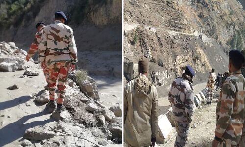 उत्तराखंड : चमोली जिले में ग्लेशियर टूटने के बाद सेना ने शुरु किया बचाव अभियान उत्तराखंड : चमोली जिले में ग्लेशियर टूटने के बाद सेना ने शुरु किया बचाव अभियान