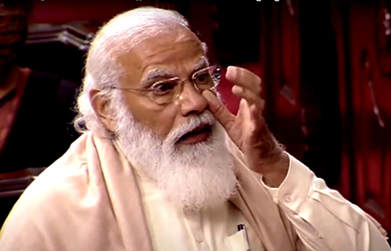 चार सांसदों का कार्यकाल पूरा होने पर राज्यसभा में रो पड़े पीएम मोदी, गुलाम नबी आजाद की तारीफ की