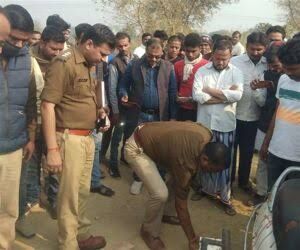 उत्तरप्रदेश: आजमगढ़ में अपराधियों ने  दिनदहाड़े सिर में गोली मार दिव्यांग वार्ड सदस्य की कर दी हत्या