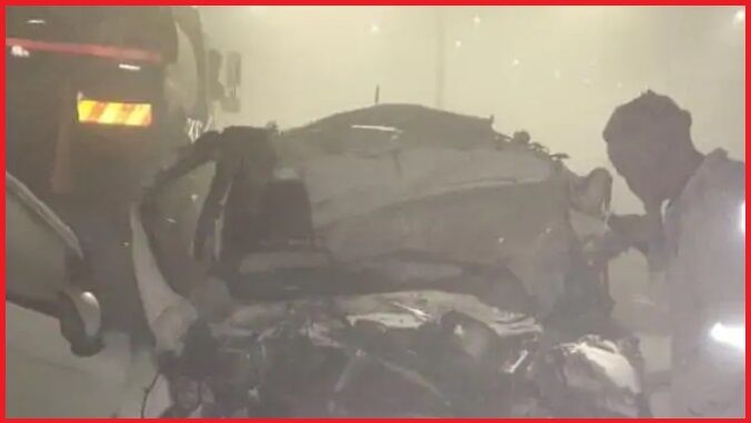 UP : कन्नौज में आगरा-लखनऊ एक्सप्रेसवे पर भीषण सड़क हादसा, कार सवार 6 लोगों की मौके पर हुई मौत