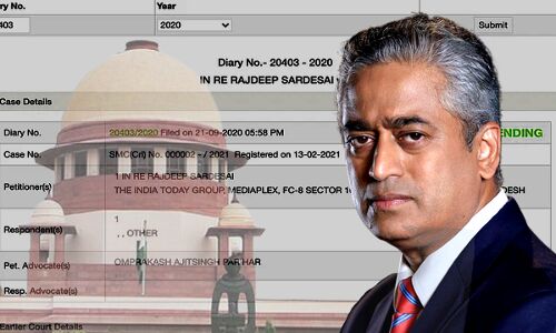 राजदीप सरदेसाई के बारे में सुप्रीम कोर्ट की वेबसाइट पर छपी थी गलत जानकारी, अब देनी पड़ी सफाई