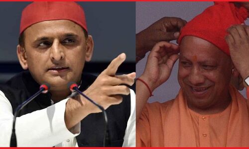योगी के टोपी वार पर अखिलेश का तंज, खुद लाल टोपी पहनने वाले सीएम लाल टोपी से डरते क्यों हैं