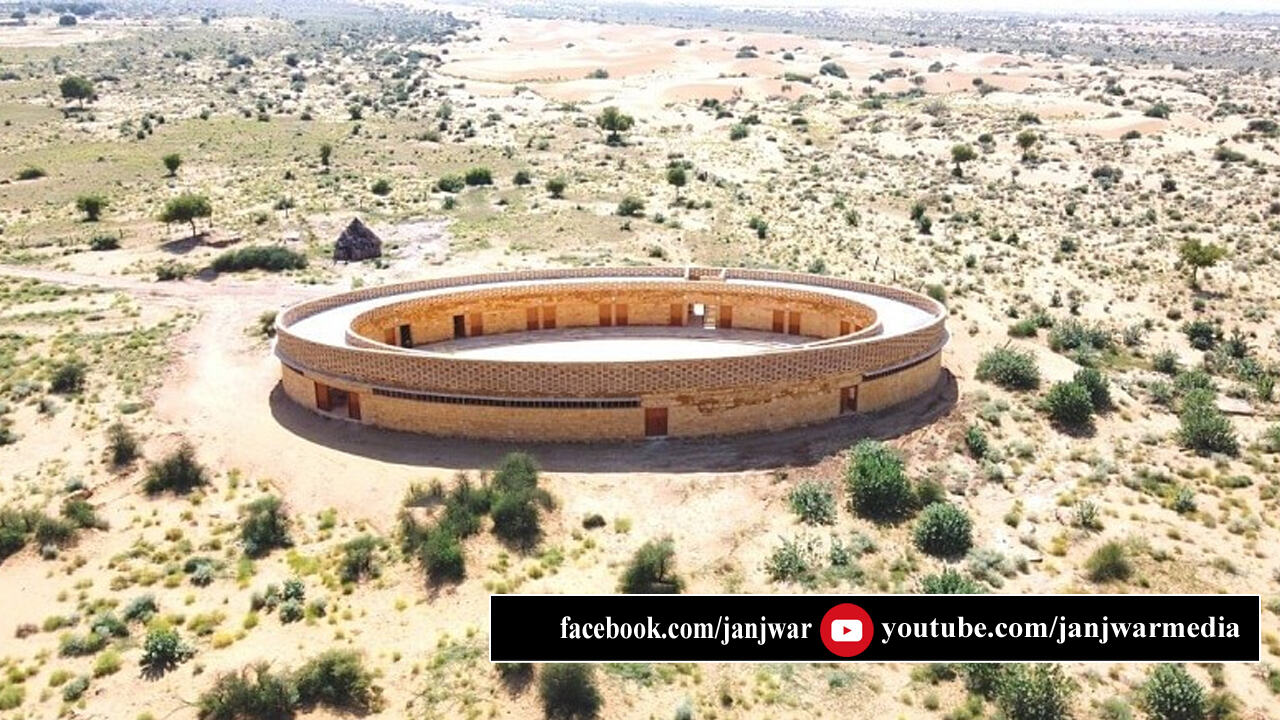 जैसलमेर के गर्ल्स स्कूल ने वास्तु-कला का पेश किया नायाब नमूना