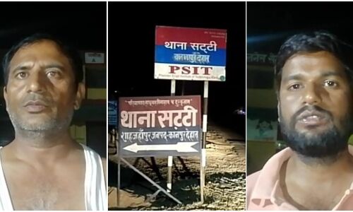 UP : नशे में धुत्त सिपाही ने फौजी के साथ मिलकर बीच सड़क पर मचाया तांडव, जेसीबी मालिक सहित 3 को पीटा