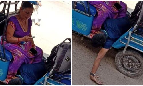 UP : बेटे की लाश ई-रिक्शा में लेकर अस्पताल खोजती मां को जिसने भी देखा उसका कलेजा फट गया