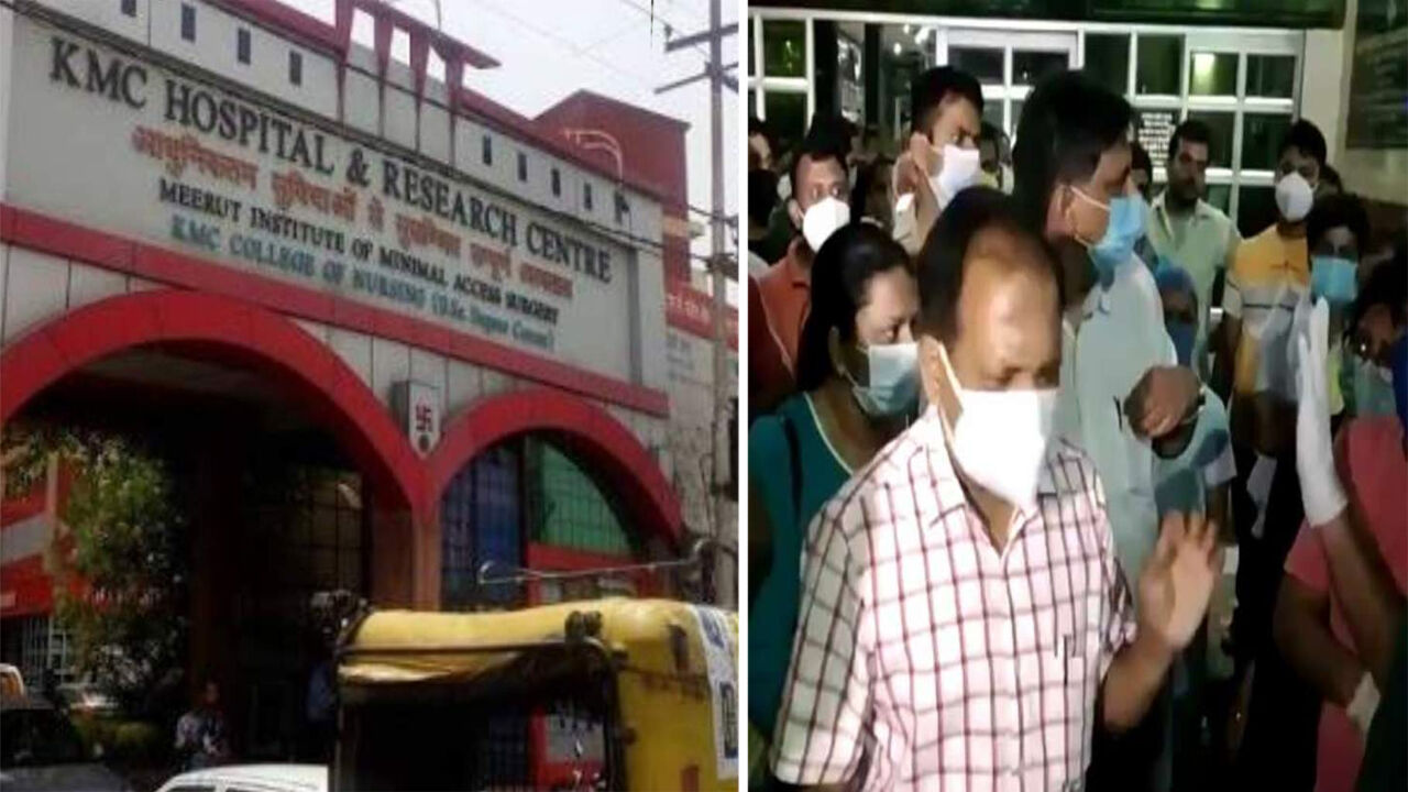 यूपी : कोरोना की दूसरी लहर ने मचाया हाहाकार, मेरठ में ऑक्सीजन की कमी से 9 मरीजों की मौत