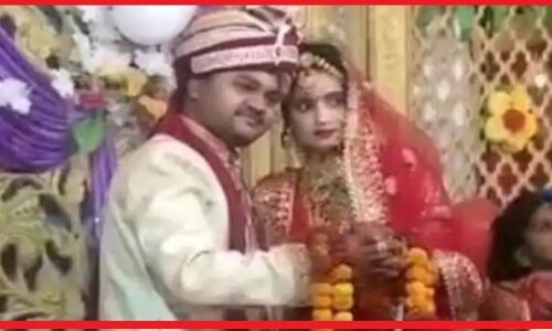 शादी के जोड़े में ही कोरोना पॉजिटिव दुल्हन का हुआ अंतिम संस्कार, दूल्हे की हालत बहुत खराब