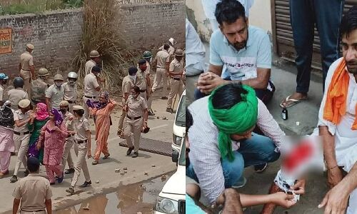 बड़ी खबर : CM खट्टर की मौजूदगी में किसानों पर हुआ बर्बर लाठीचार्ज, दर्जनभर किसानों समेत कई पुलिसवाले  घायल