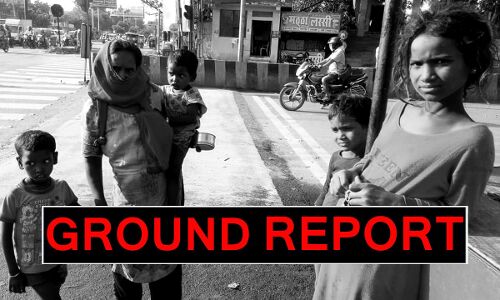 Ground Report : सड़कों-चौराहों के बाद मंदिरों से भी टूटा आसरा, पिछले कोरोना की अपेक्षा दूसरी लहर में एक-एक रोटी को मोहताज भिखारी