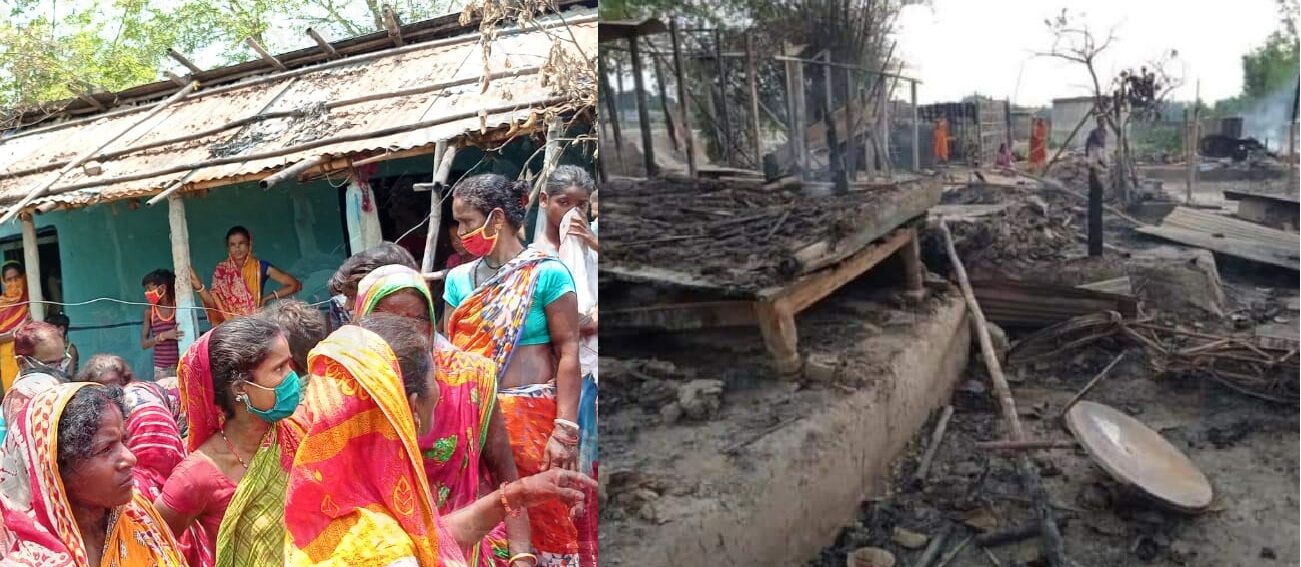 पूर्णिया में महादलितों की बस्ती पर भीड़ ने किया हमला, दर्जनों घरों में आग लगाकर एक को उतारा मौत के घाट पूर्णिया में महादलितों की बस्ती पर भीड़ ने किया हमला, दर्जनों घरों में आग लगाकर एक को उतारा मौत के घाट