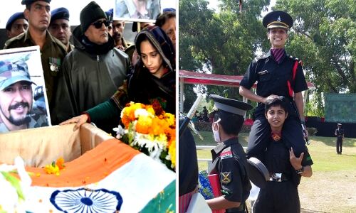 सेनाधिकारी की पत्नी ने मल्टीनेशनल कंपनी की नौकरी छोड़ सेना को किया जॉइन, आखिरी विदाई देते हुए किया था वादा