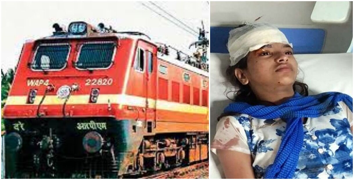 चलती ट्रेन से गिर गई किशोरी, कानपुर से अलीगढ़ पहुँच गए परिजन तब आई सुध