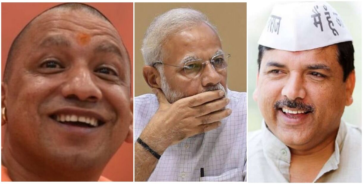 BJP की नमामि गंगे योजना से मोदी की तस्वीर हुई गायब तो संजय सिंह ने कहा गंगा मैया के चुनावी बेटे से बात आगे निकल गई