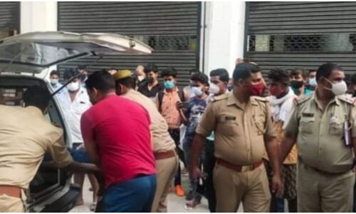 लखनऊ के लोहिया संस्थान में सिपाही ने कैदी के मुलाकाती बेटे को गोली   से उड़ाया फिर थाने पहुंचकर कर दिया सरेंडर