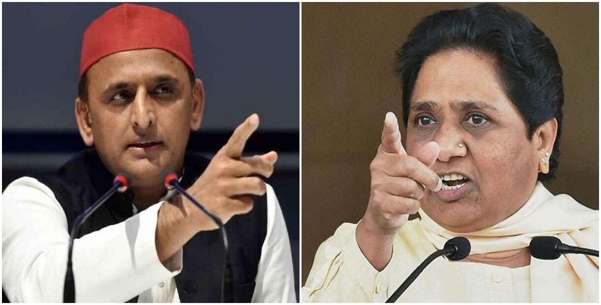 यूपी में तेज हुई चुनावी सरगर्मियां, सपा प्रमुख अखिलेश से मिले मायावती के 9 विधायक