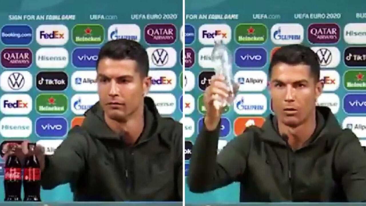 रोनाल्डो के एक इशारे ने कोका-कोला के डूबा दिए 29.34 हजार करोड़ रुपये रोनाल्डो के एक इशारे ने कोका-कोला के डूबा दिए 29.34 हजार करोड़ रुपये