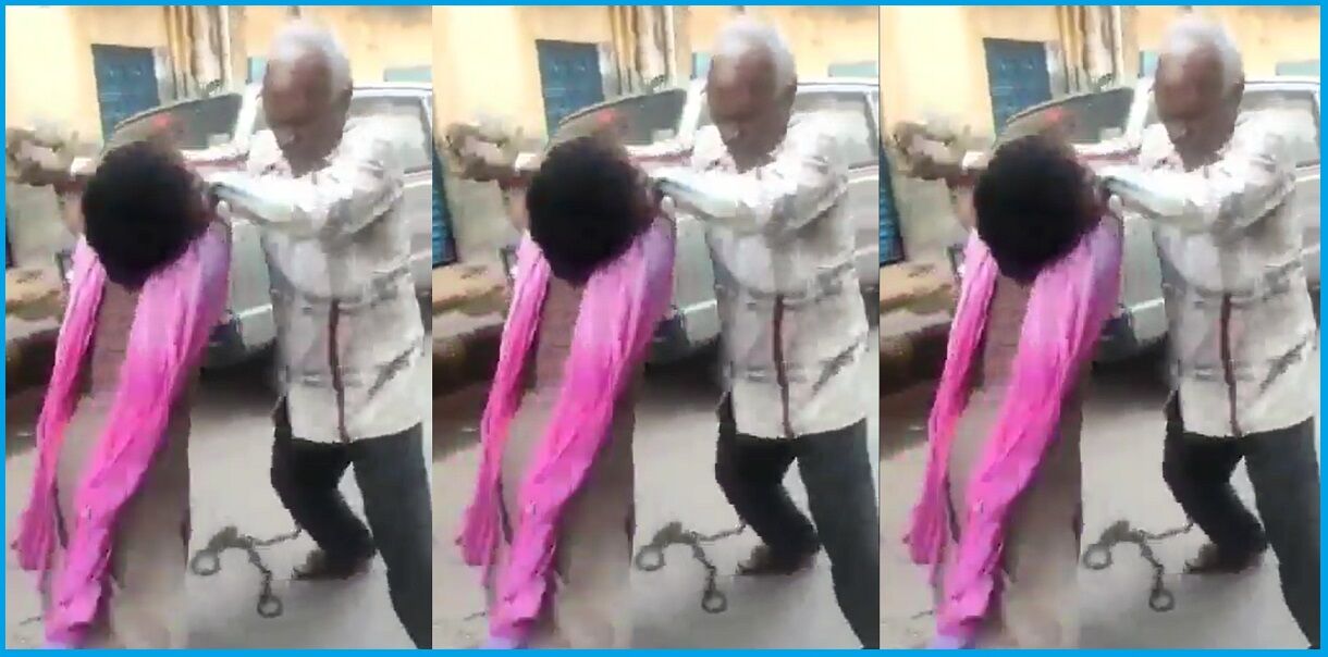 विधवा बहू की ससुर ने जंजीरों से की बीच सड़क पर पिटाई, वीडियो सोशल मीडिया पर वायरल