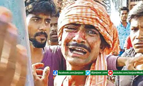 बिहार में गोली मारने के आरोपी की मॉब लिंचिंग की कोशिश, भीड़ ने घसीटकर पोल से बांधकर पीटा