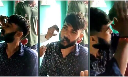 UP : दलित युवक ने बढ़वाई दाढ़ी-मूंछ तो  ऊंचे कुल के दबंगों को नहीं आया रास, नाई बुलाकर फिरवाया उस्तरा