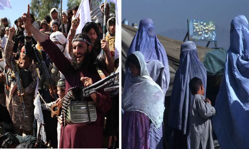 दहशत में अफगानी महिलाएं, 15- 45 वर्ष की महिलाओं की सूची मांग कर तालिबान ने जाहिर कर दी अपनी बर्बर मंशा दहशत में अफगानी महिलाएं, 15- 45 वर्ष की महिलाओं की सूची मांग कर तालिबान ने जाहिर कर दी अपनी बर्बर मंशा