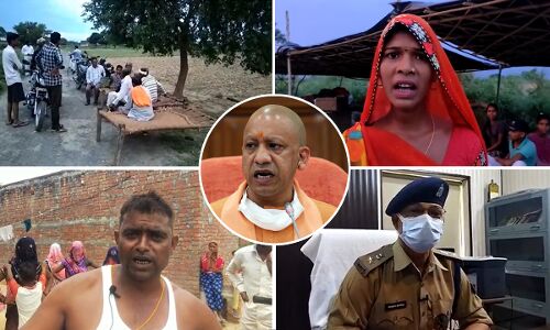 यूपी: दबंगों के खौफ से खेतों में रह रहा परिवार, आतंक इतना की गांव से पलायन करने को मजबूर हुए पीड़ित