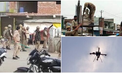 कन्नौज में बुद्ध की मूर्ति हटाने को लेकर महाभारत, 2 दिन पहले लगी प्रतिमा पर शाक्य समाज व करणी सेना आमने-सामने