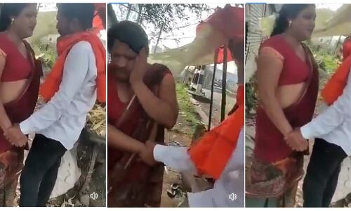 छिनैती करने में किन्नरों को भी नहीं बख्श रहे भगवाधारी, रूपये ना देने पर लात-जूतों से पिटाई का वायरल हुआ वीडियो