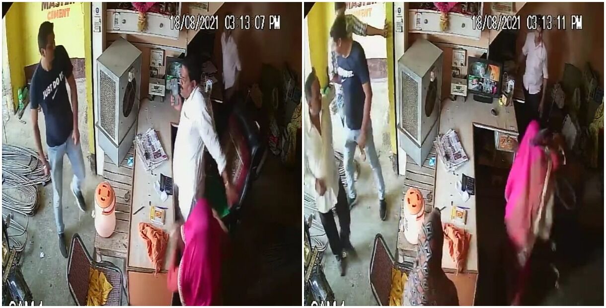 कानपुर : महिलाओं ने दुकानदार को जमकर धोया, फिर कैश लूटकर हुईं फरार, व्यापारी बोला पता ही नहीं किसने और क्यों पीटा?