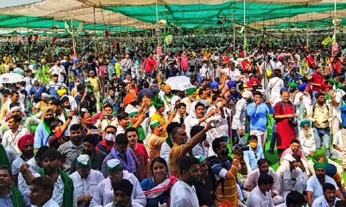 चलो मुजफ्फरनगर : 27 सितम्बर को किसानों ने किया भारत बन्द का आह्वान, किसान पंचायत की भीड़ ने उड़ाये सरकार के होश