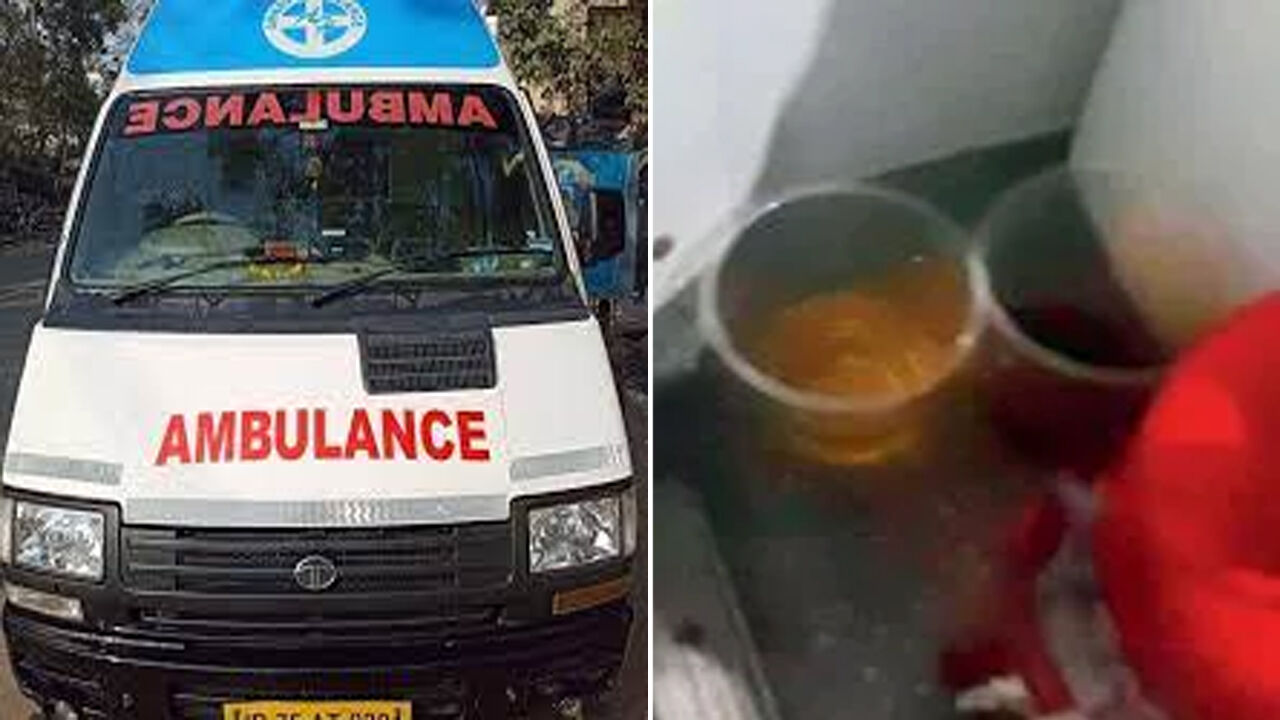 कानपुर : अस्पताल न जाकर दारूबाजी करने लगा एंबुलेंस ड्राइवर, गंभीर मरीज की बीच रास्ते मौत