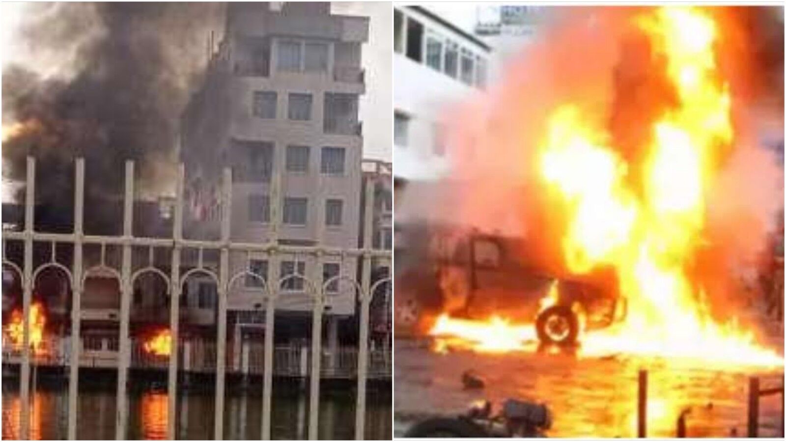बीजेपी-सीपीएम संघर्ष में पार्टी दफ्तरों पर हमले व वाहन फूंके, CPM का आरोप- पार्टी ऑफिस जला दिया