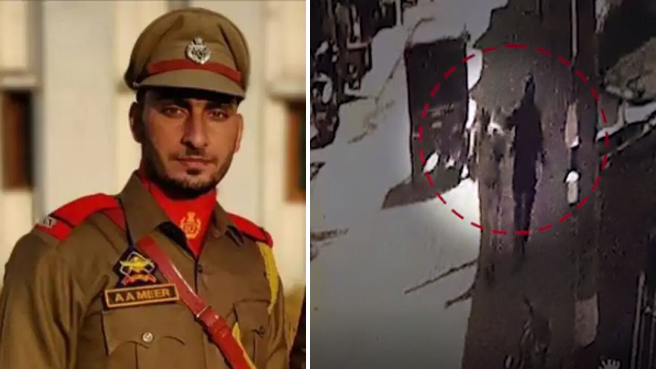 जम्मू-कश्मीर : श्रीनगर में दिनदहाड़े आतंकी ने पुलिसकर्मी को पीछे से मारी गोली, कैमरे में कैद हुई पूरी घटना
