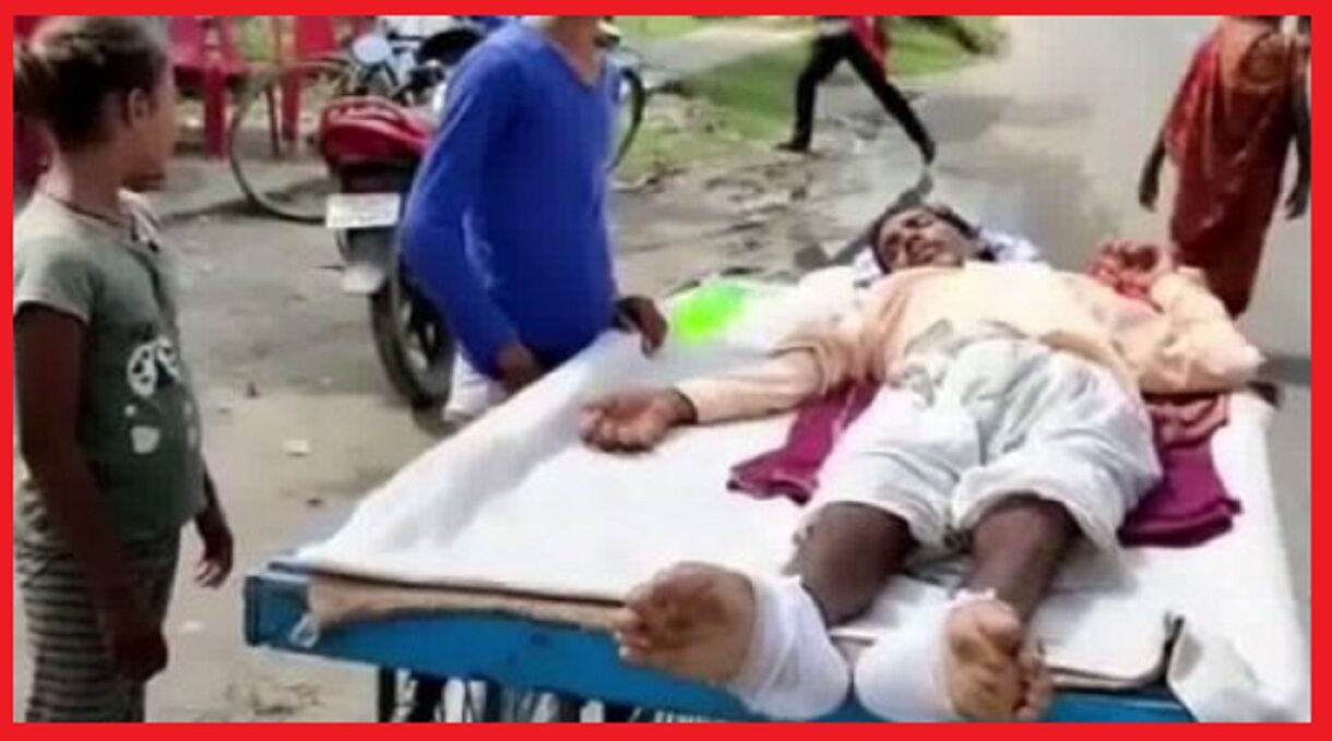 ​Bihar News : ठेले पर बीमार पिता को लेकर घूमते मासूम बच्चे लगा रहे गुहार, बचा लीजिये हमारे पिता को