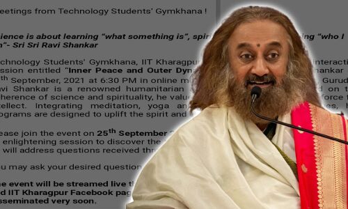 Andhvishvash : वैज्ञानिक चेतना बनाम पाखंड : IIT खड़गपुर के छात्रों को शांति का सबक सिखाएंगे रविशंकर