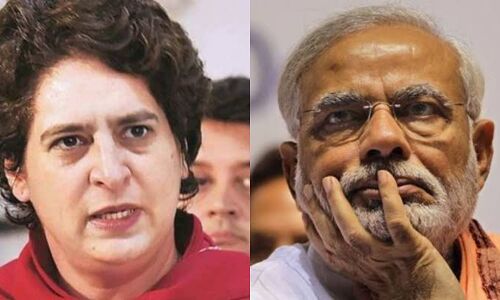 Kisan Nyay Rally : PM मोदी के इलाके में प्रियंका का वार - गंगापुत्र को नहीं है किसानों की चिंता, हृदयहीन है सरकार