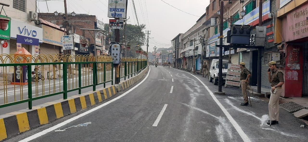 Pm modi jhansi arrival