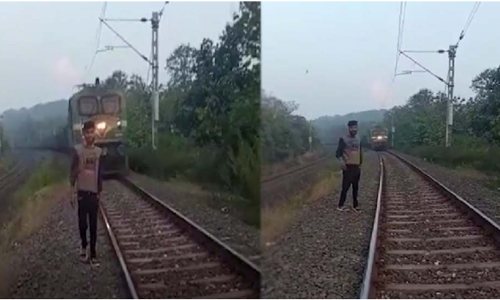 Hoshangabad Itarsi News: सोशल मीडिया का ऐसा जुनून की एक युवक जान से धो बैठा हाथ, ट्रेन की चपेट में आने का video viral