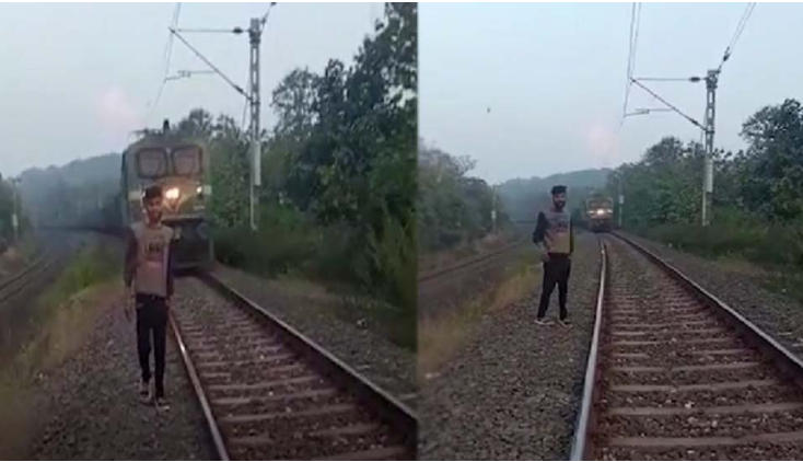 Hoshangabad Itarsi News: सोशल मीडिया का ऐसा जुनून की एक युवक जान से धो बैठा हाथ, ट्रेन की चपेट में आने का video viral
