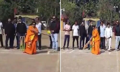Bhopal News : मालेगांव ब्लास्ट की आरोपी BJP सांसद प्रज्ञा सिंह ठाकुर का कबड्डी-बास्केटबॉल के बाद क्रिकेट खेलते वीडियो वायरल, मेडिकल आधार पर हैं जेल से बाहर Bhopal News : मालेगांव ब्लास्ट की आरोपी BJP सांसद प्रज्ञा सिंह ठाकुर का कबड्डी-बास्केटबॉल के बाद क्रिकेट खेलते वीडियो वायरल, मेडिकल आधार पर हैं जेल से बाहर