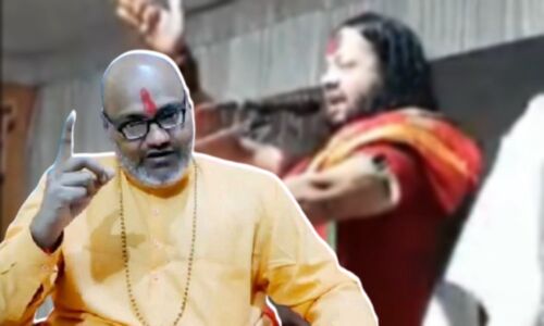 नरसिंहानंद ने बापू को बताया गंदगी: कहा- गाँधी जैसी गंदगी के लिए संत को गिरफ्तार करने वालों का विनाश करेंगे महादेव