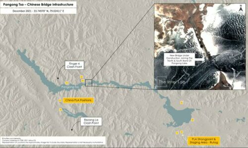 Pangong Lake Bridge: लद्दाख के पैंगोंग झील पर चीन बना रहा पुल, सैटेलाइट से मिली तस्वीरों के बाद भारत की चिंता बढ़ी