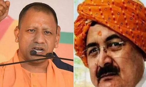 UP Election 2022: सपा नेता आईपी सिंह ने बीजेपी को तोहफे में भेजा ताला, कहा- लहर नहीं, आंधी चल रही है