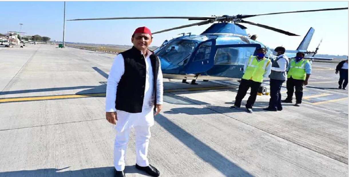 अखिलेश यादव का योगी सरकार पर बड़ा आरोप, कहा - दिल्ली में मेरे हेलीकॉप्टर को रोकना हताश BJP की बड़ी साजिश