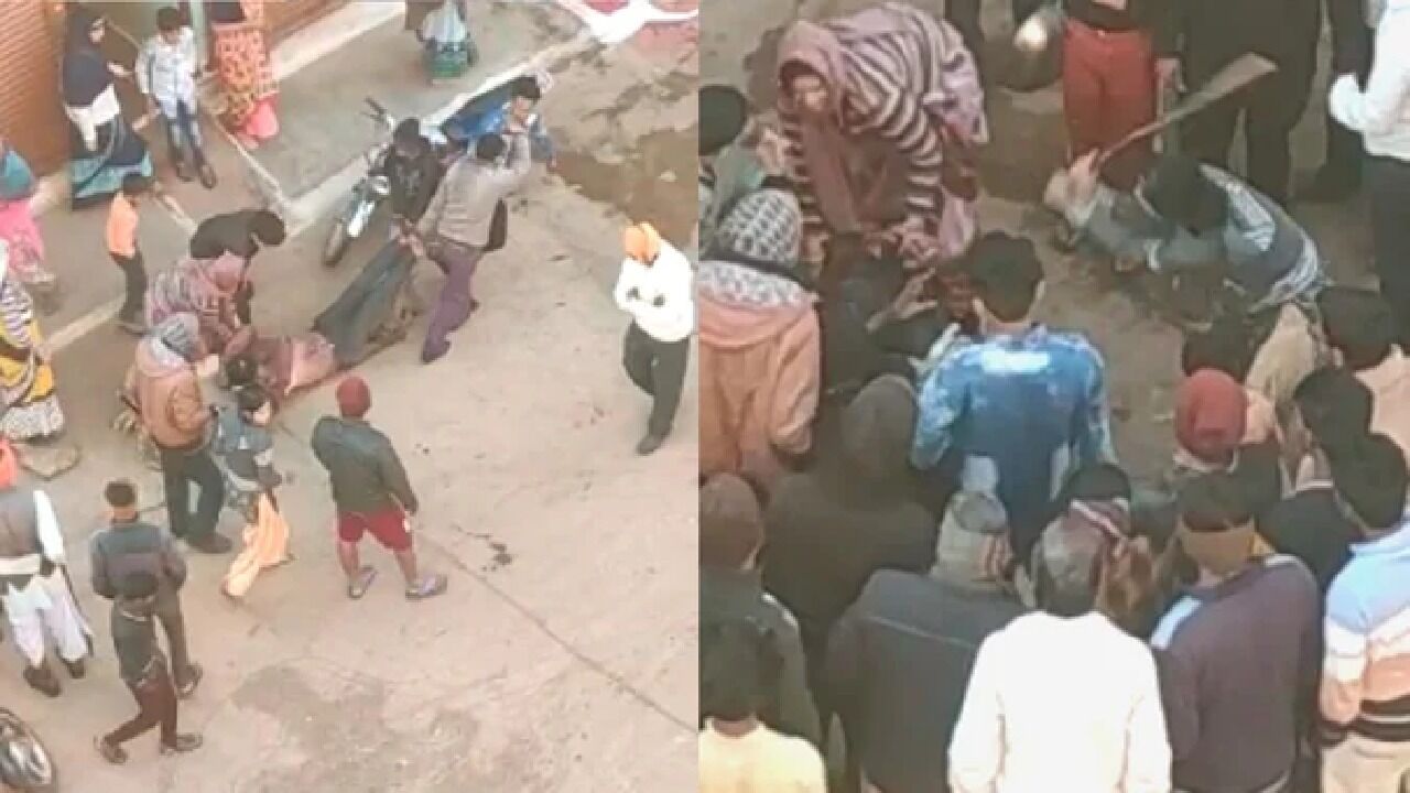 Guna Crime News : छेड़खानी के शक में युवक को दी तालीबानी सजा, गिड़गिड़ाते रहे पत्नी और बेटा, तमाशबीन बनाते रहे वीडियो