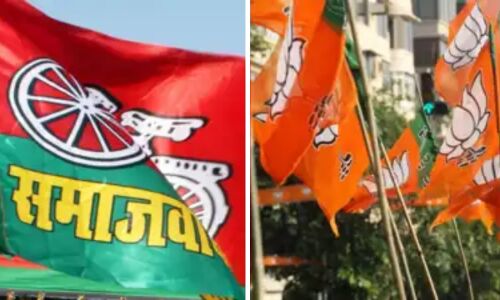 UP First Phase Election Voting : साइकिल को वोट देना चाहता था बुजुर्ग, कमल पर डलवाया, समाजवादी पार्टी ने की निष्पक्ष चुनाव की मांग